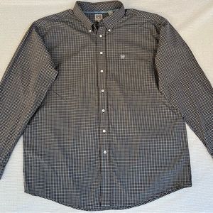 Cinch mens long sleeve shirt, size 2XL